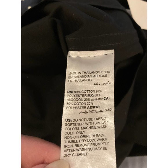 Chico’s Black Button Up No Iron Coolmax Blouse XL NWT - Picture 7 of 9